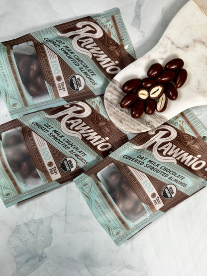 Oat Milk Chocolate Covered Sprouted Almonds - Vegan America