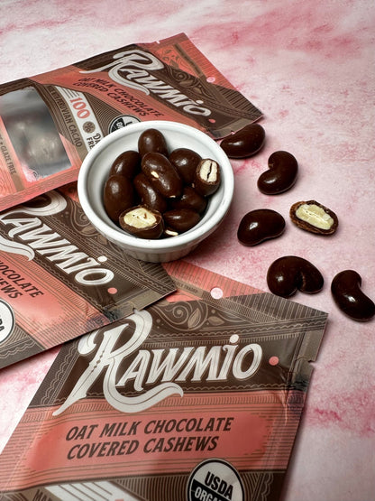 Oat Milk Chocolate Covered Cashews - Vegan America