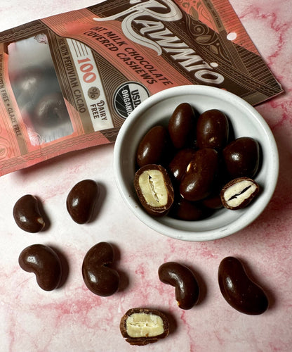 Oat Milk Chocolate Covered Cashews - Vegan America