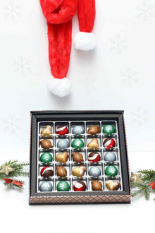 **VEGAN** 25 Piece Christmas Chocolate Box - Holiday Chocolate Gift