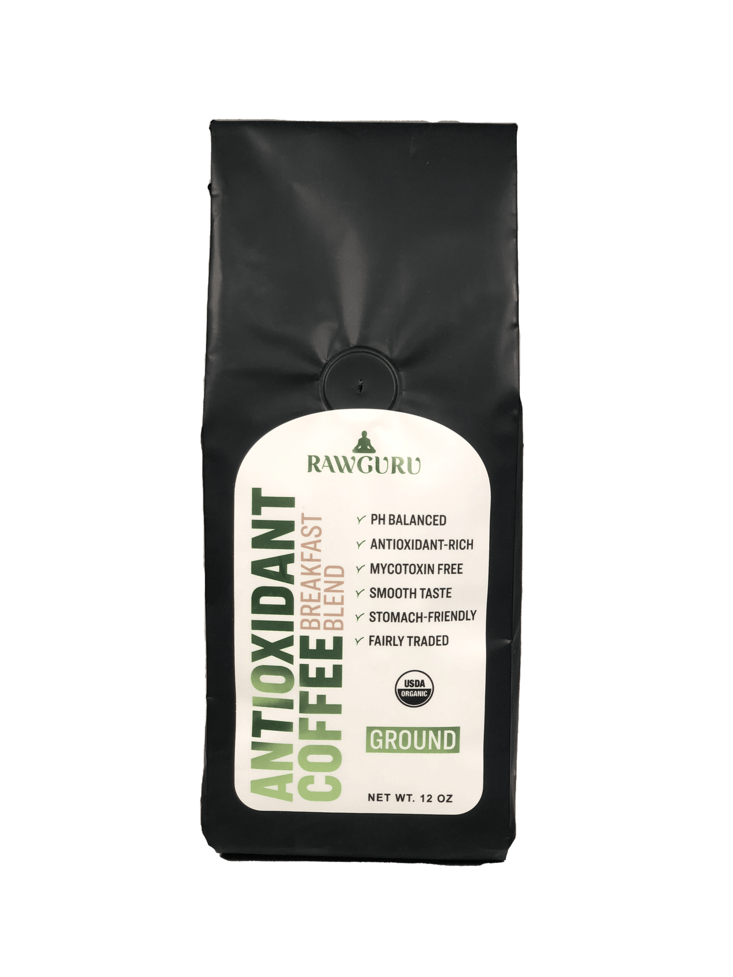 Organic Antioxidant Coffee Breakfast Blend | 12oz - Vegan America