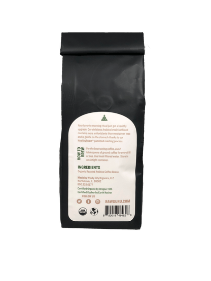 Organic Antioxidant Coffee Breakfast Blend | 12oz - Vegan America