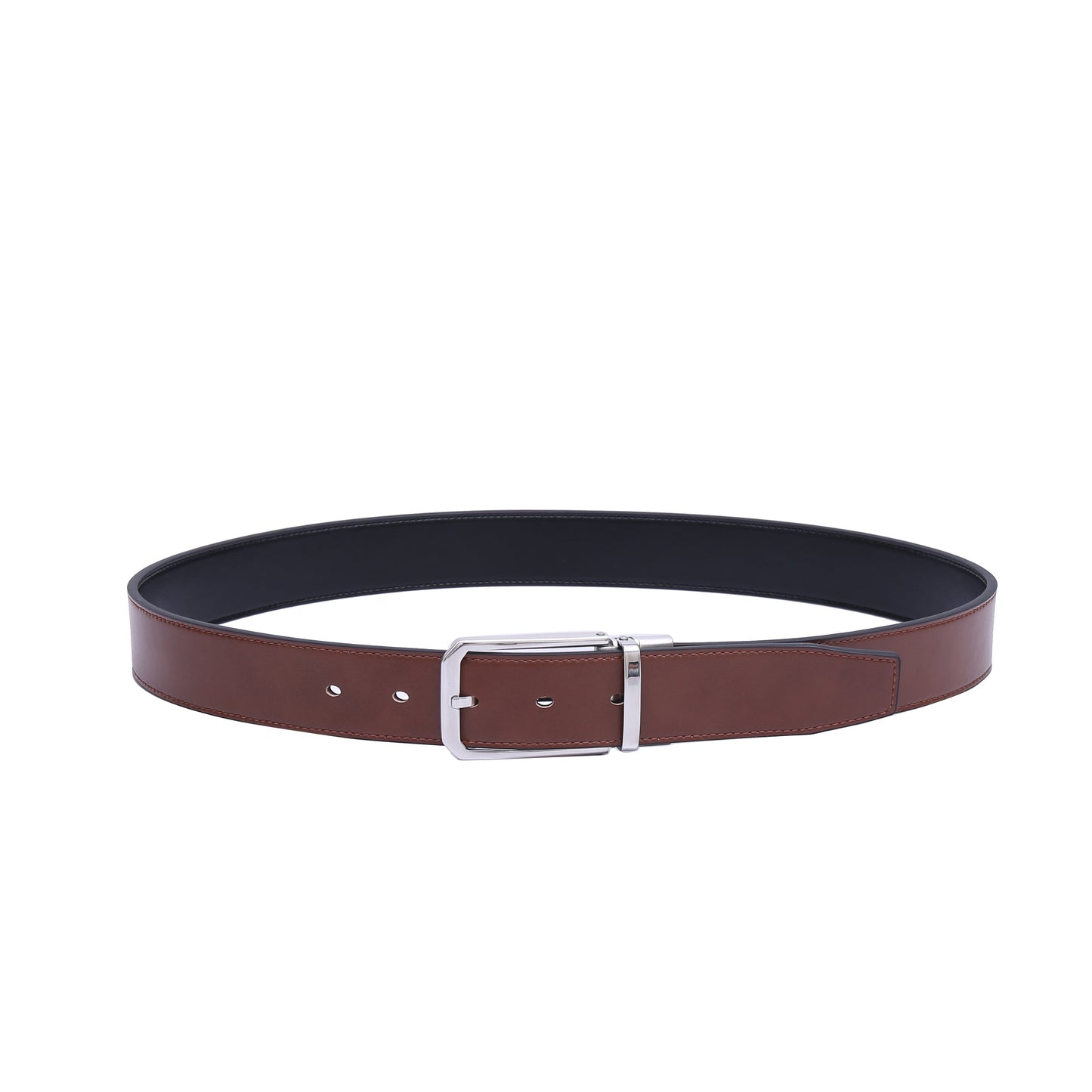 Professional Reversible 1 - Polished SS Vegan Belt