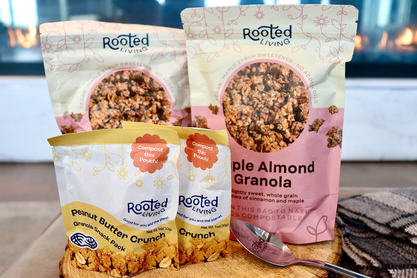 4 Peanut Butter Crunch Snack Packs