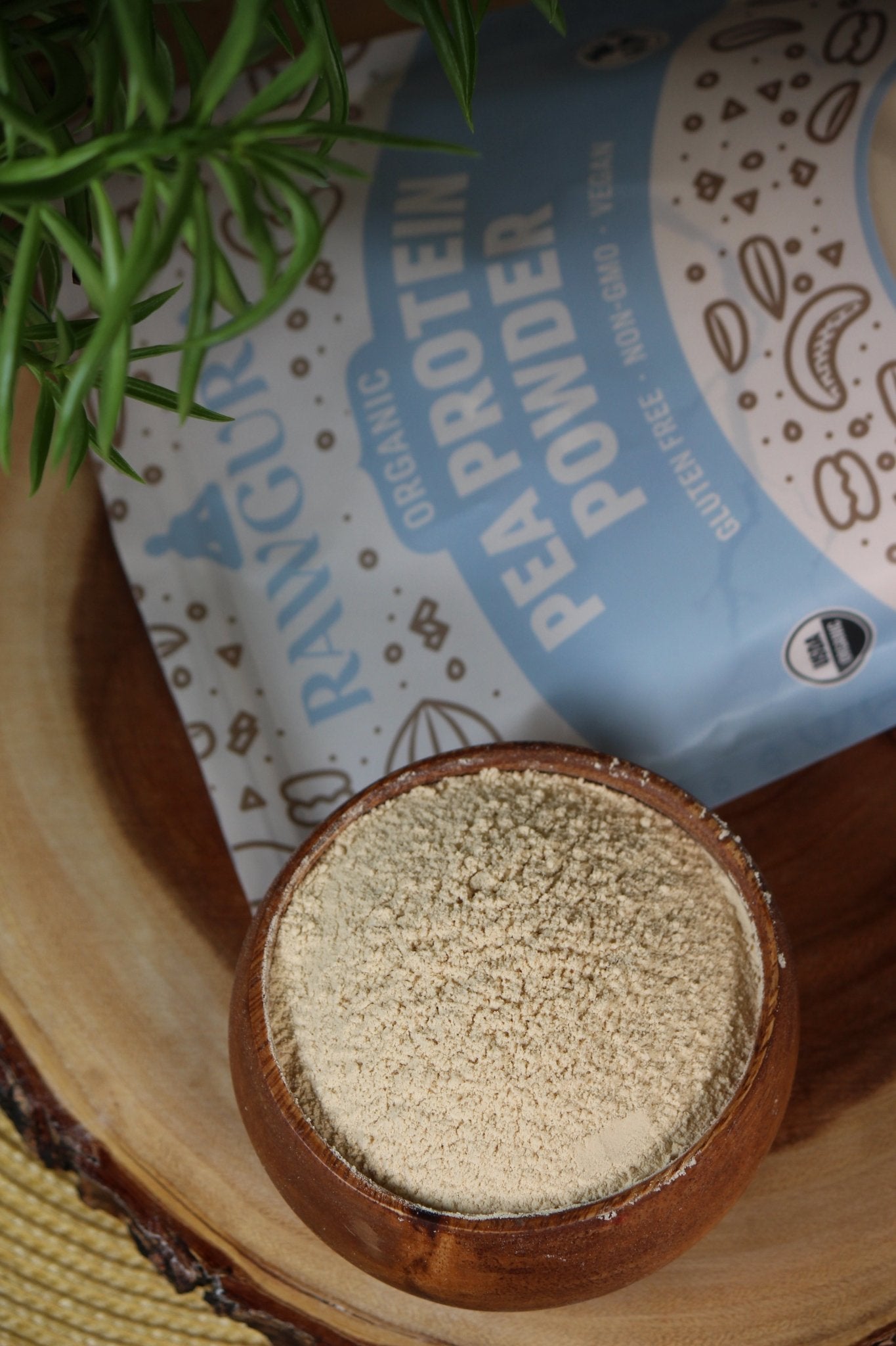 RawGuru Organic Raw Pea Protein Powder - 16oz - Vegan America