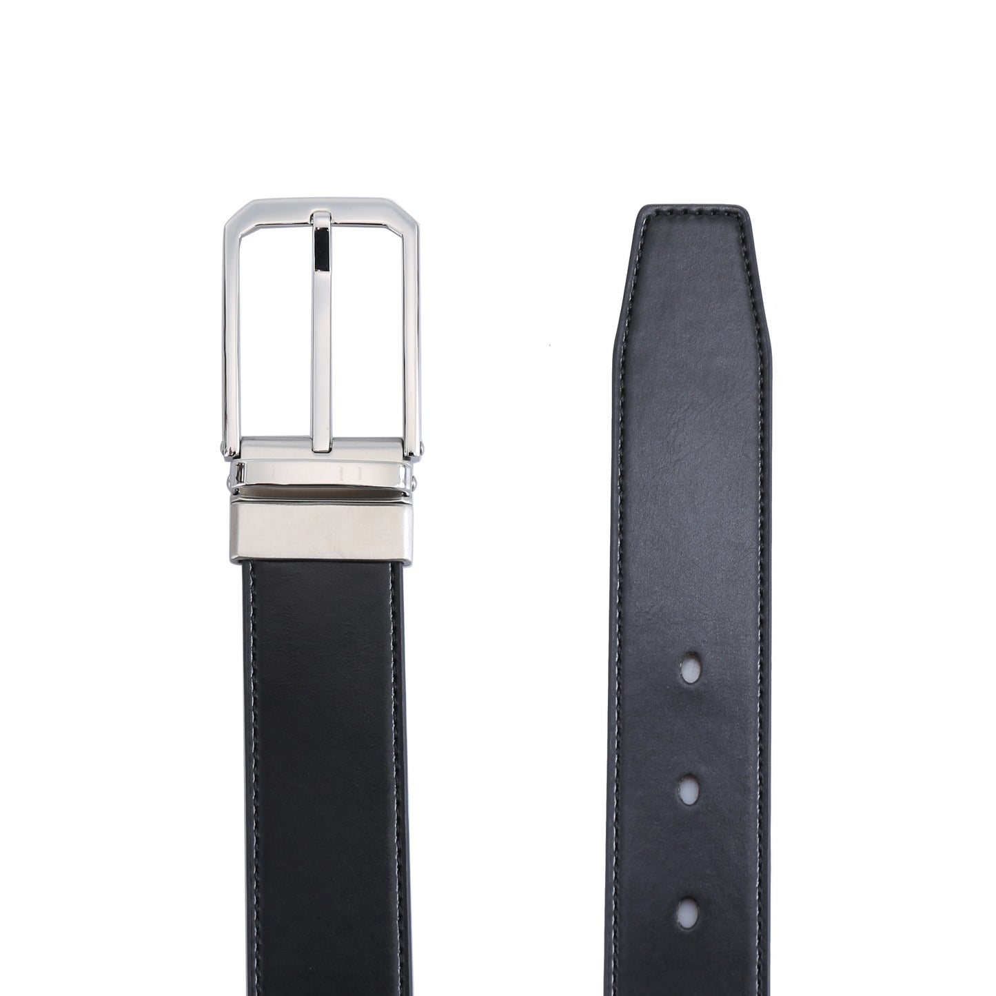 Professional Reversible 1 - Polished SS Vegan Belt