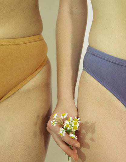 Shanta Bikini Bra & Brief Set - Indigo Flower Blend - Vegan America