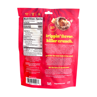 Popadelics Crunchy Mushroom Chips - Variety Pack