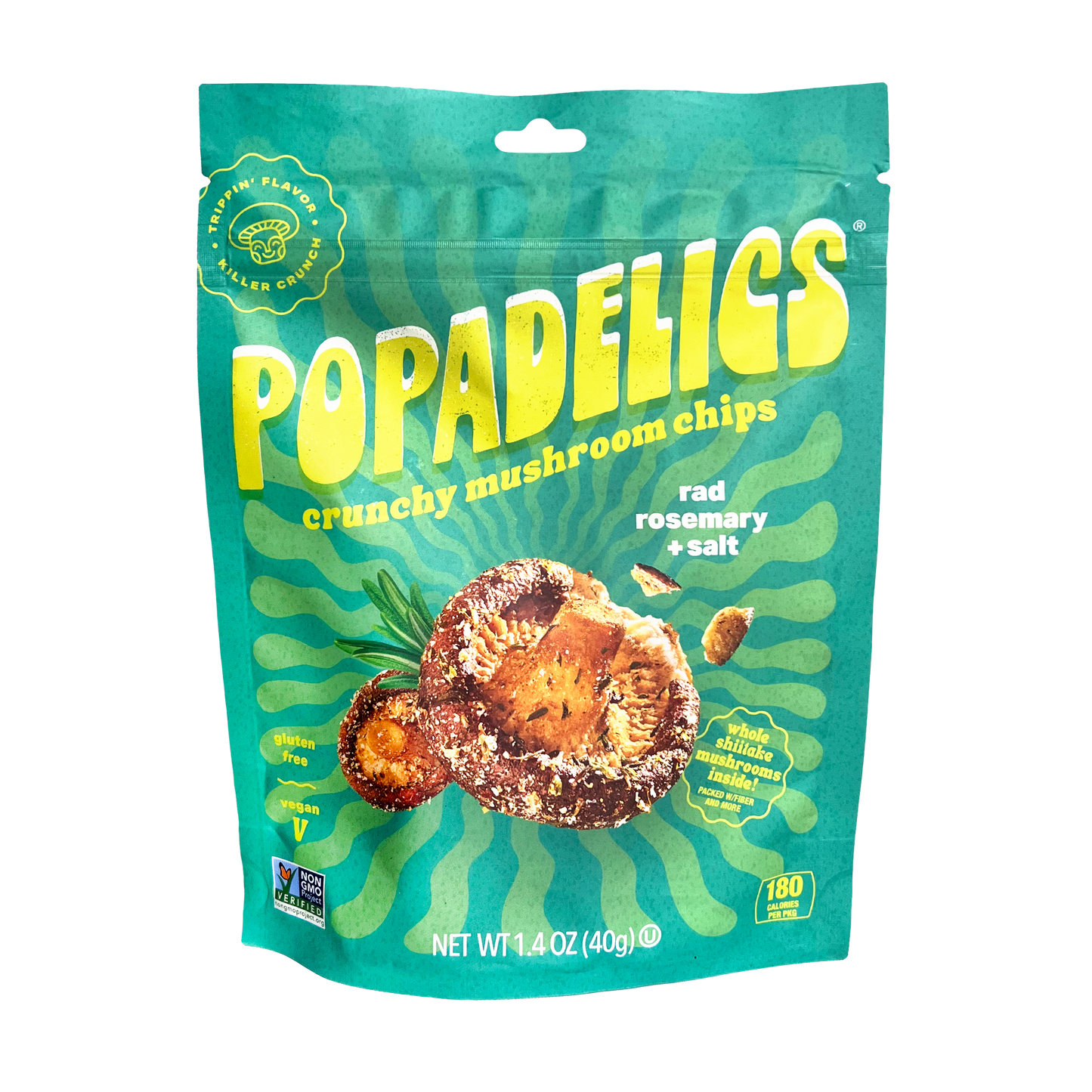 Popadelics Crunchy Mushroom Chips - Variety Pack