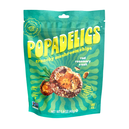 Popadelics Crunchy Mushroom Chips - Variety Pack