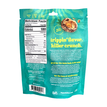 Popadelics Crunchy Mushroom Chips - Variety Pack