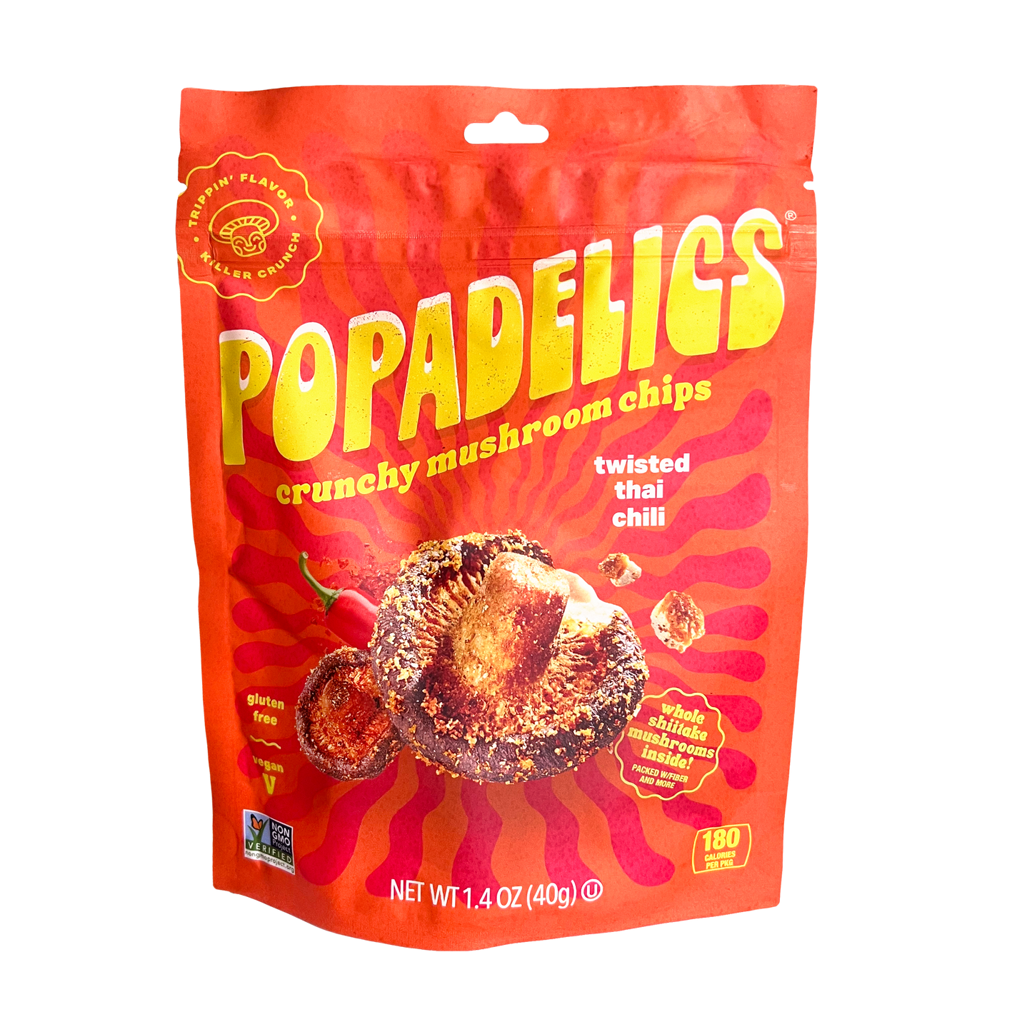 Popadelics Crunchy Mushroom Chips - Variety Pack