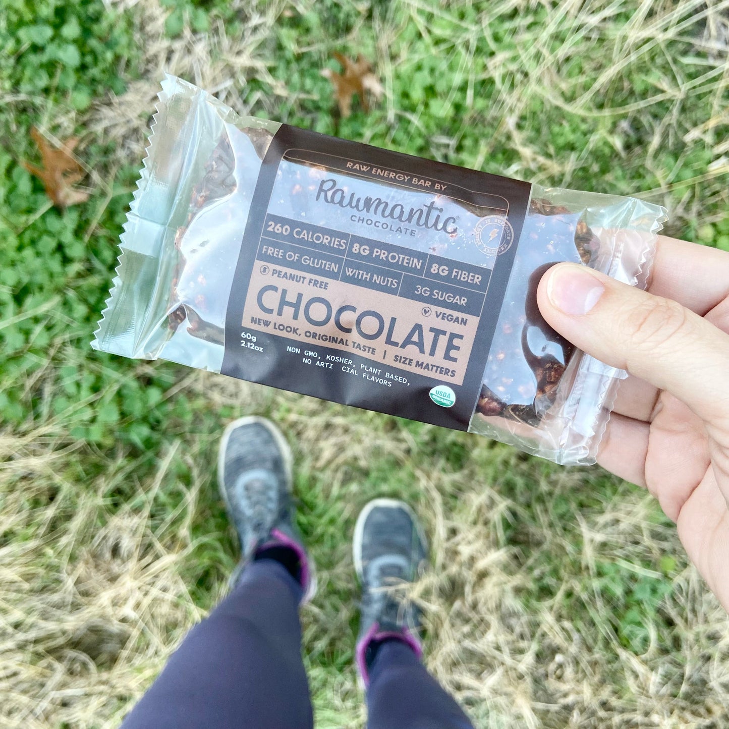 Dark Raw Chocolate Vegan Protein Bars 6 or 12 Pack