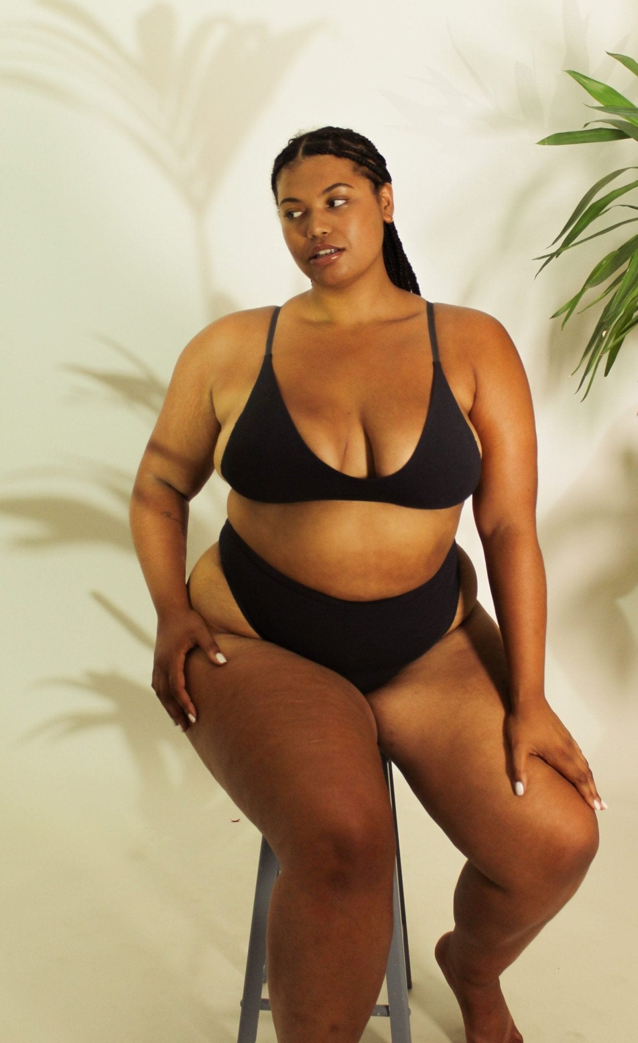 Shanta Bikini Bra & Brief Set - Vetiver Blend - Vegan America