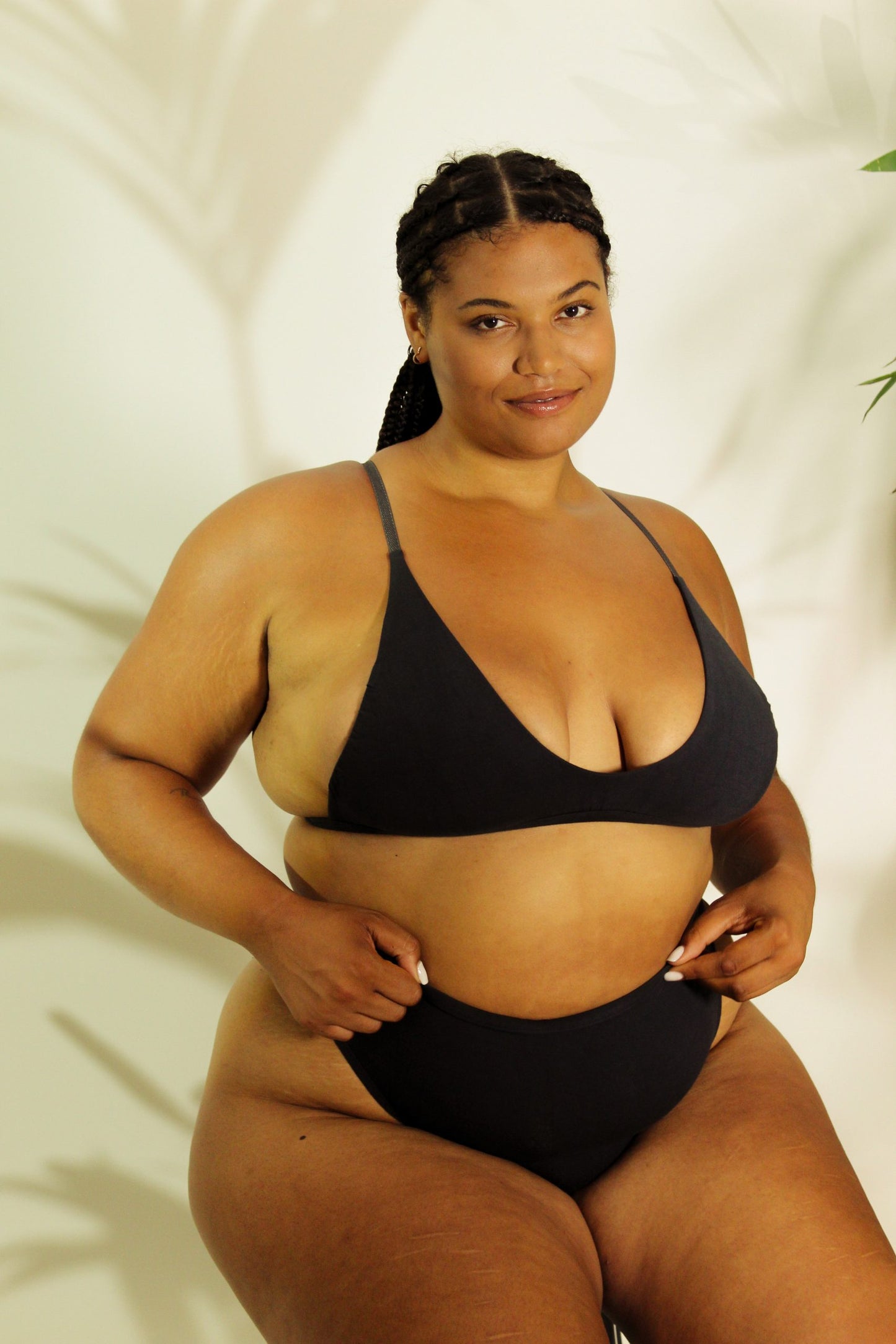 Shanta Bikini Bra- Vetiver Blend