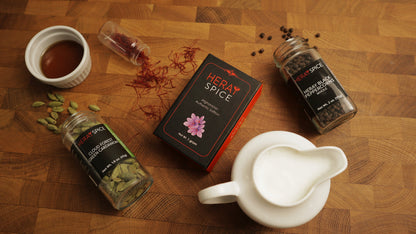 Heray Gift Box (A Jar of Heray Saffron + 4 Other Single Origin Spices)