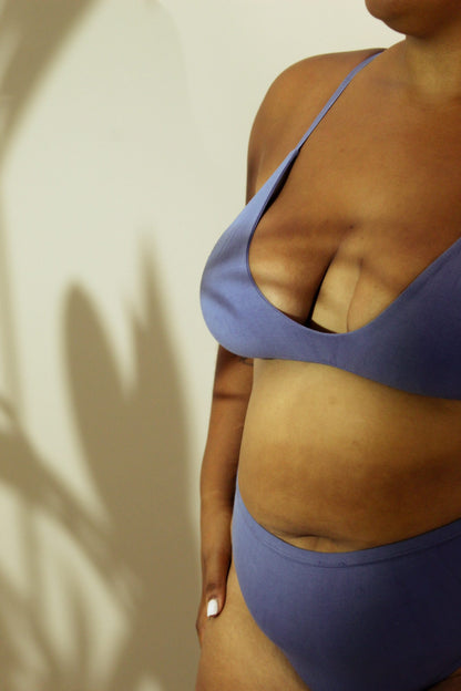 Shanta Bikini Bra- Indigo Flower Blend