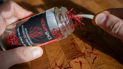 10 Grams (0.3 Oz) Heray Saffron, Afghani Superior Negin Quality - Vegan America