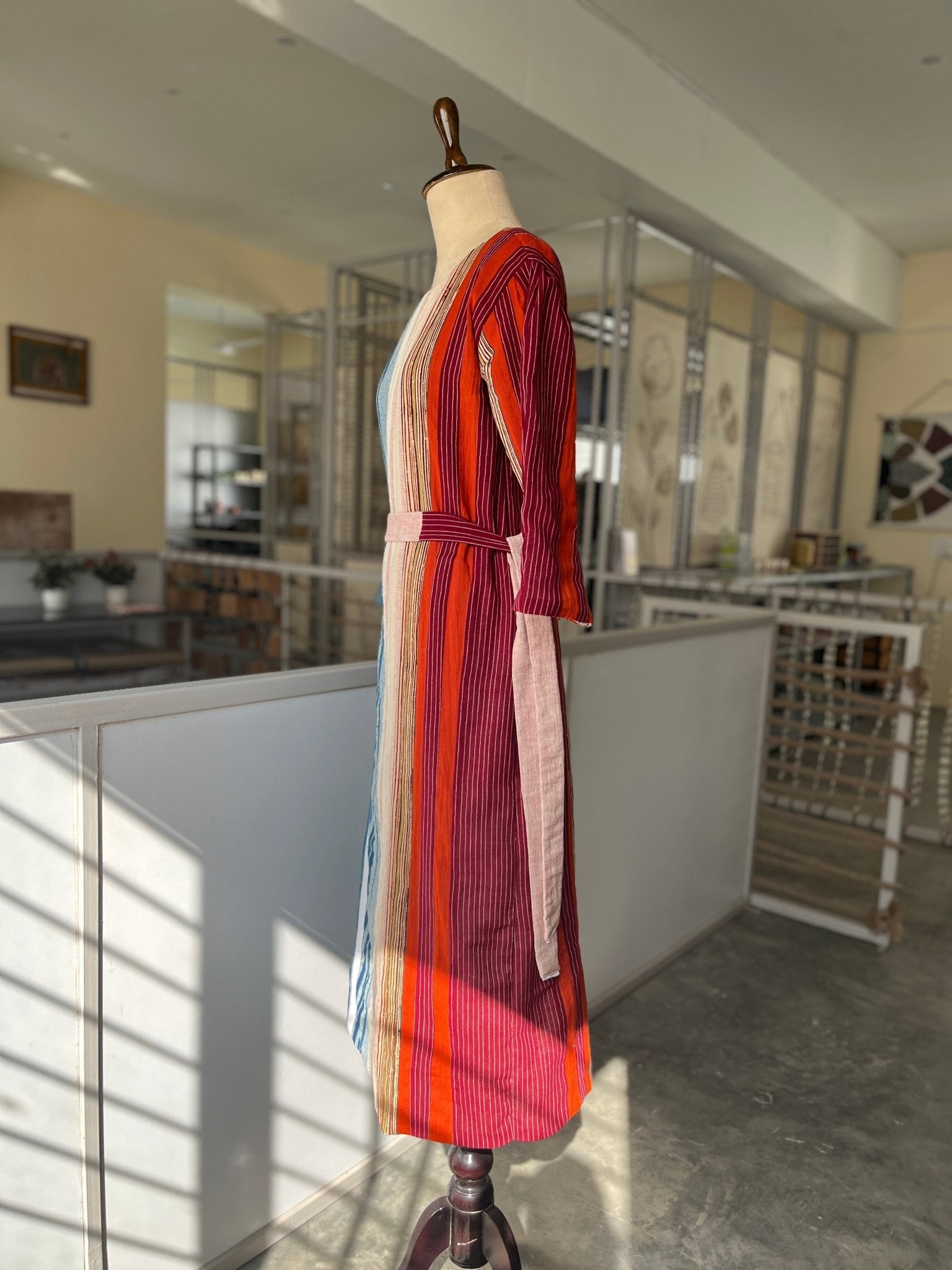 Mausam Climate Stripes Dress - Vegan America