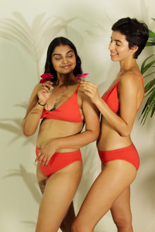 Shanta Bikini Bra & Brief Set - Sappan Bark Blend - Vegan America