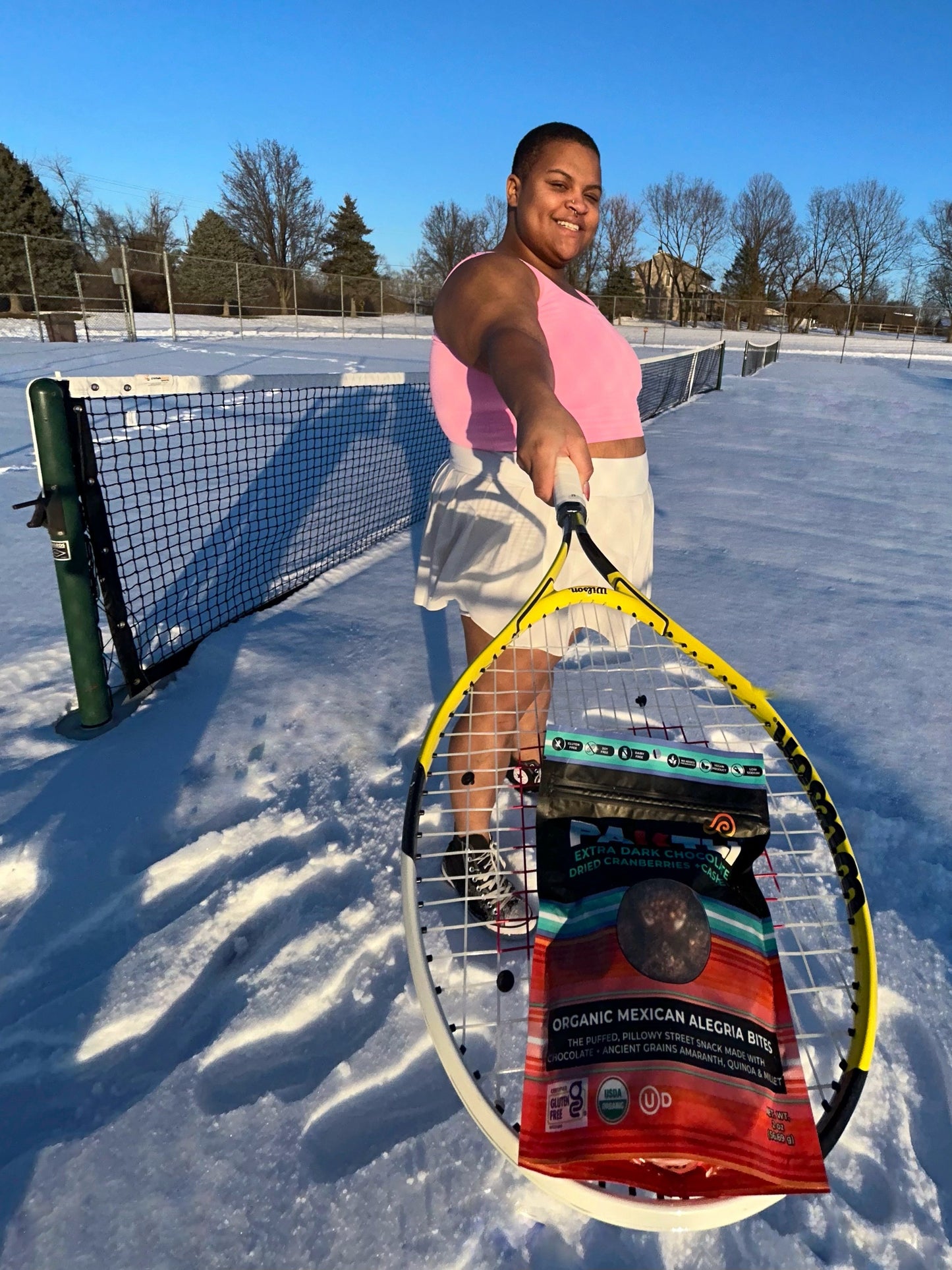 NEW Extra Dark Chocolate Alegria Bites w/ Cranberries + Cashews