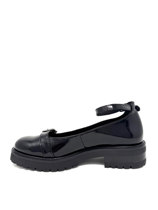 Lexie Mary Jane in Black Patent from Novacas