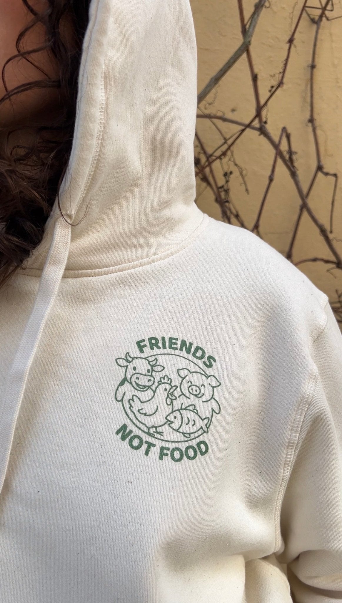 Friends Not Food Hoodie - Vegan America