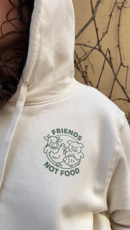 Friends Not Food Hoodie - Vegan America