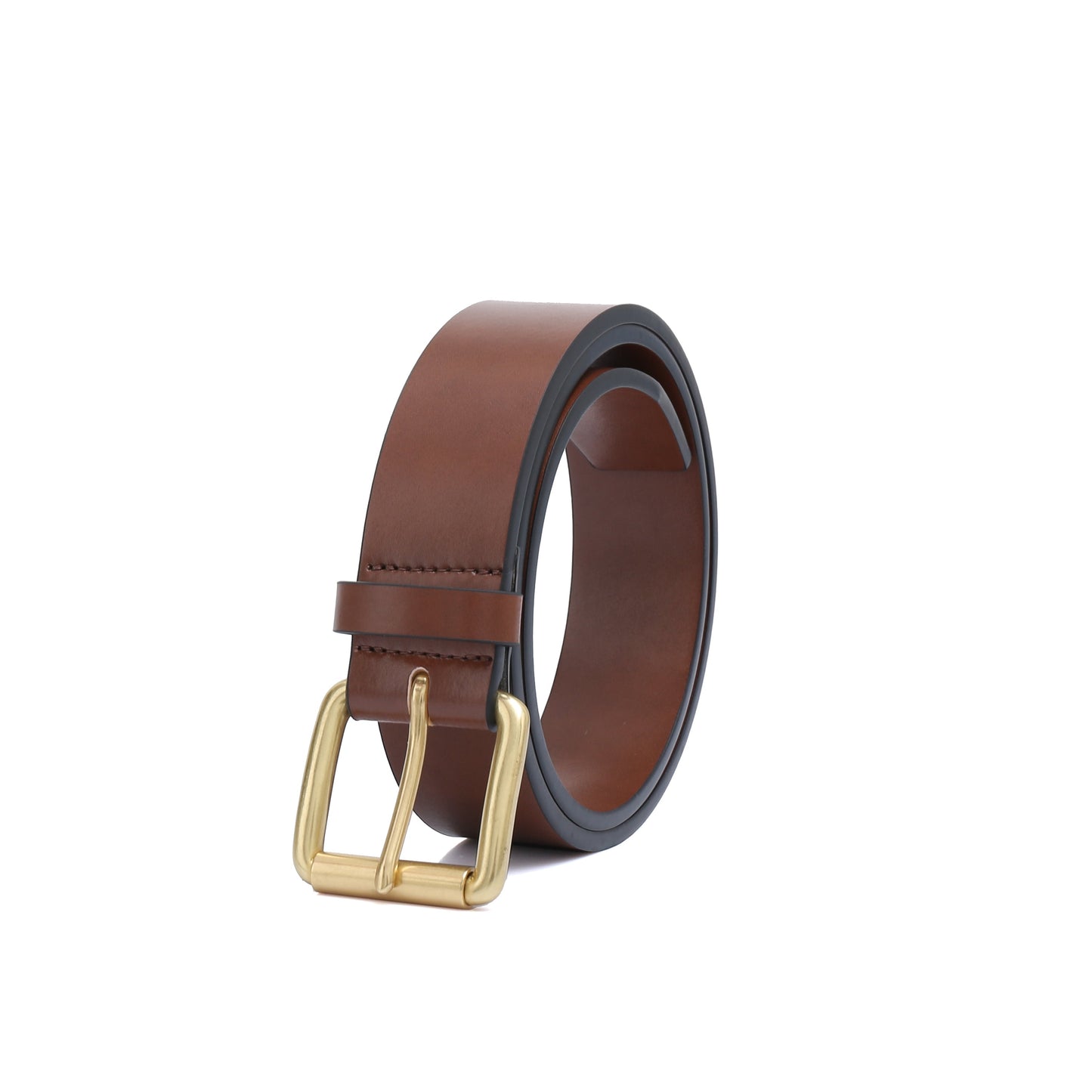 Casual belt w/ Brass Roller buckle