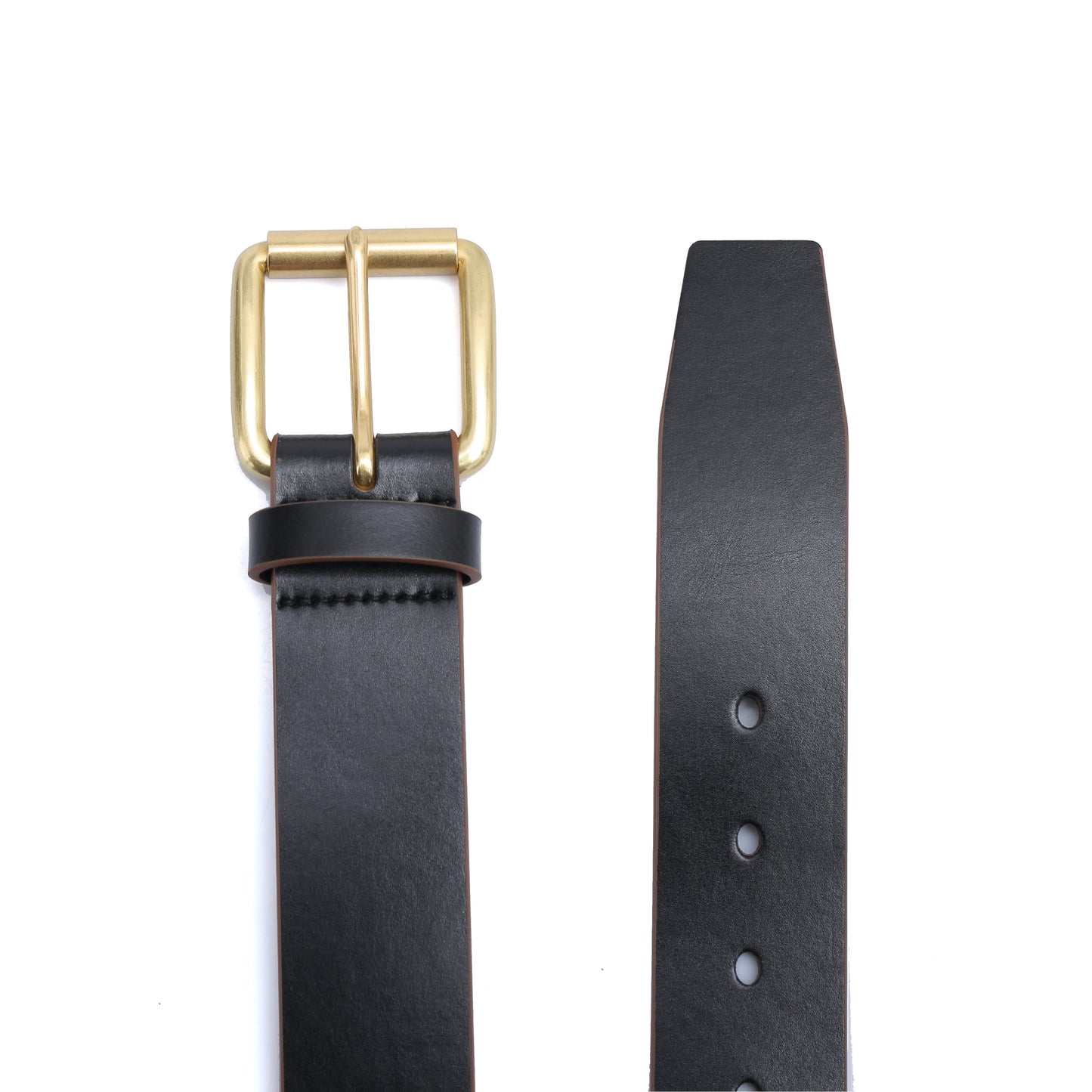 Casual belt w/ Brass Roller buckle