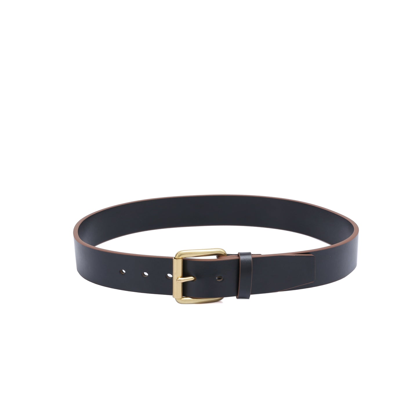 Casual belt w/ Brass Roller buckle