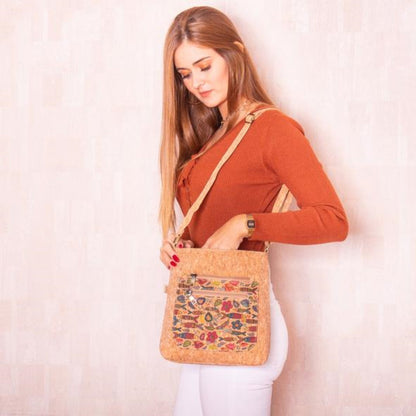 Cork Crossbody Shoulder Bag