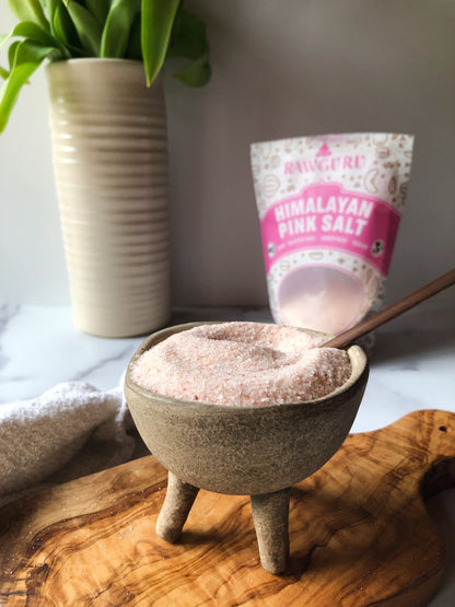 RawGuru Himalayan Pink Crystal Salt - 16 oz - Vegan America