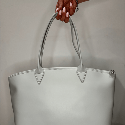 Belles Affaires – Jolly Full Uppeal™ Pearl Grey Tote Bag - Vegan America