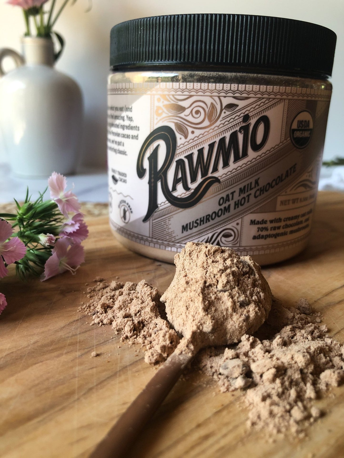 Oat Milk Mushroom Hot Chocolate - Vegan America