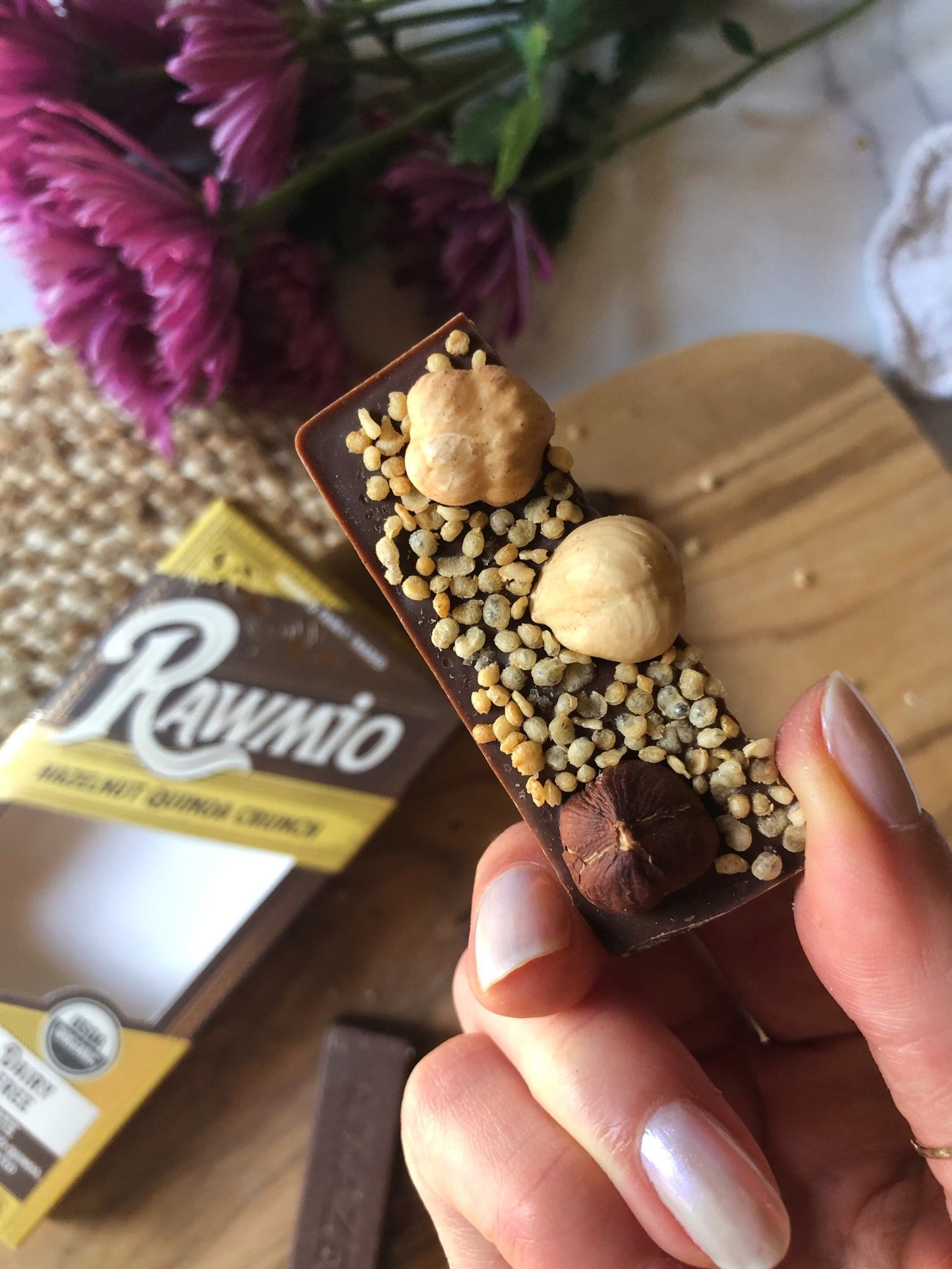 Hazelnut Quinoa Crunch Bark - Vegan America