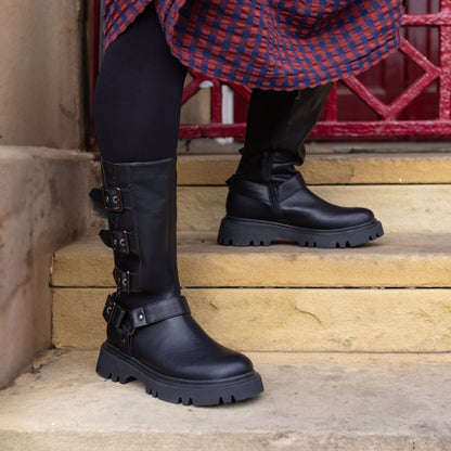 Cosmic Biker Boots - Vegan America