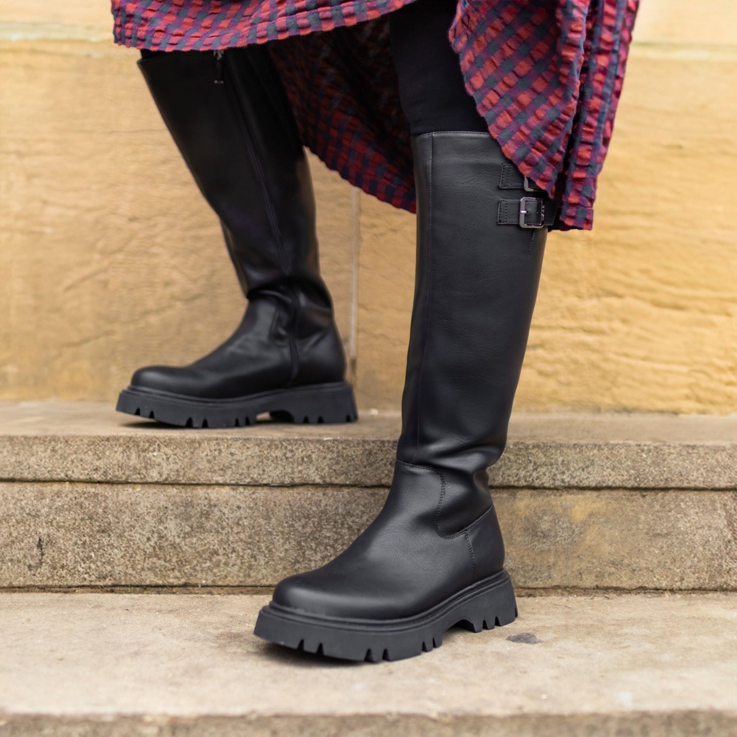 Bram Knee High Boots - Vegan America