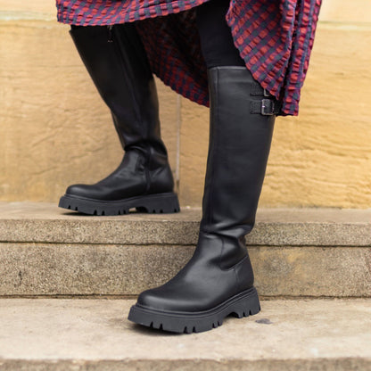 Bram Knee High Boots - Vegan America