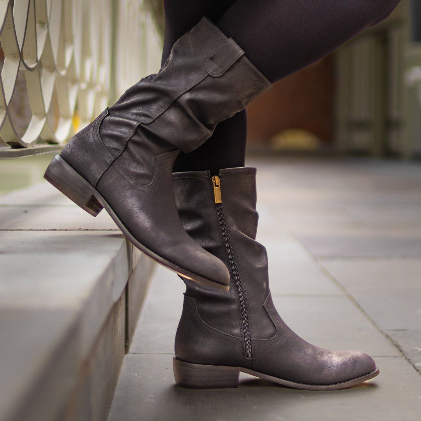 Prune Western Boots - Vegan America