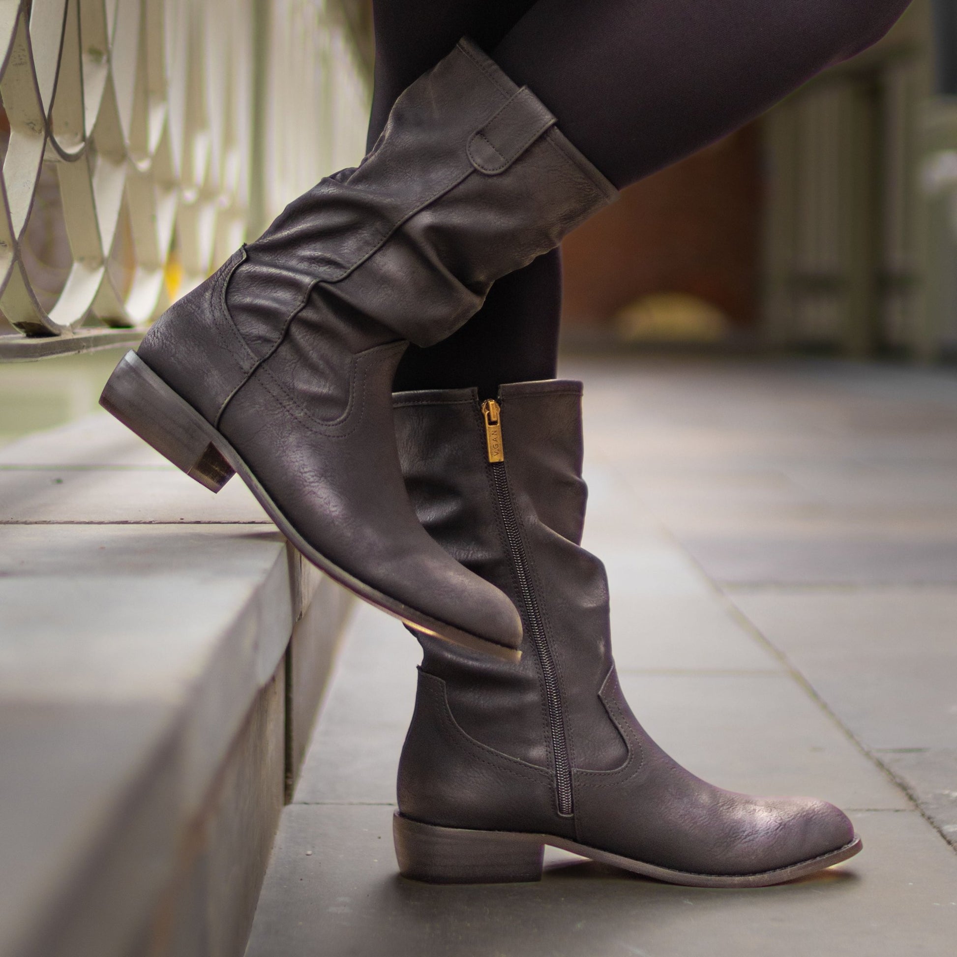 Prune Western Boots - Vegan America