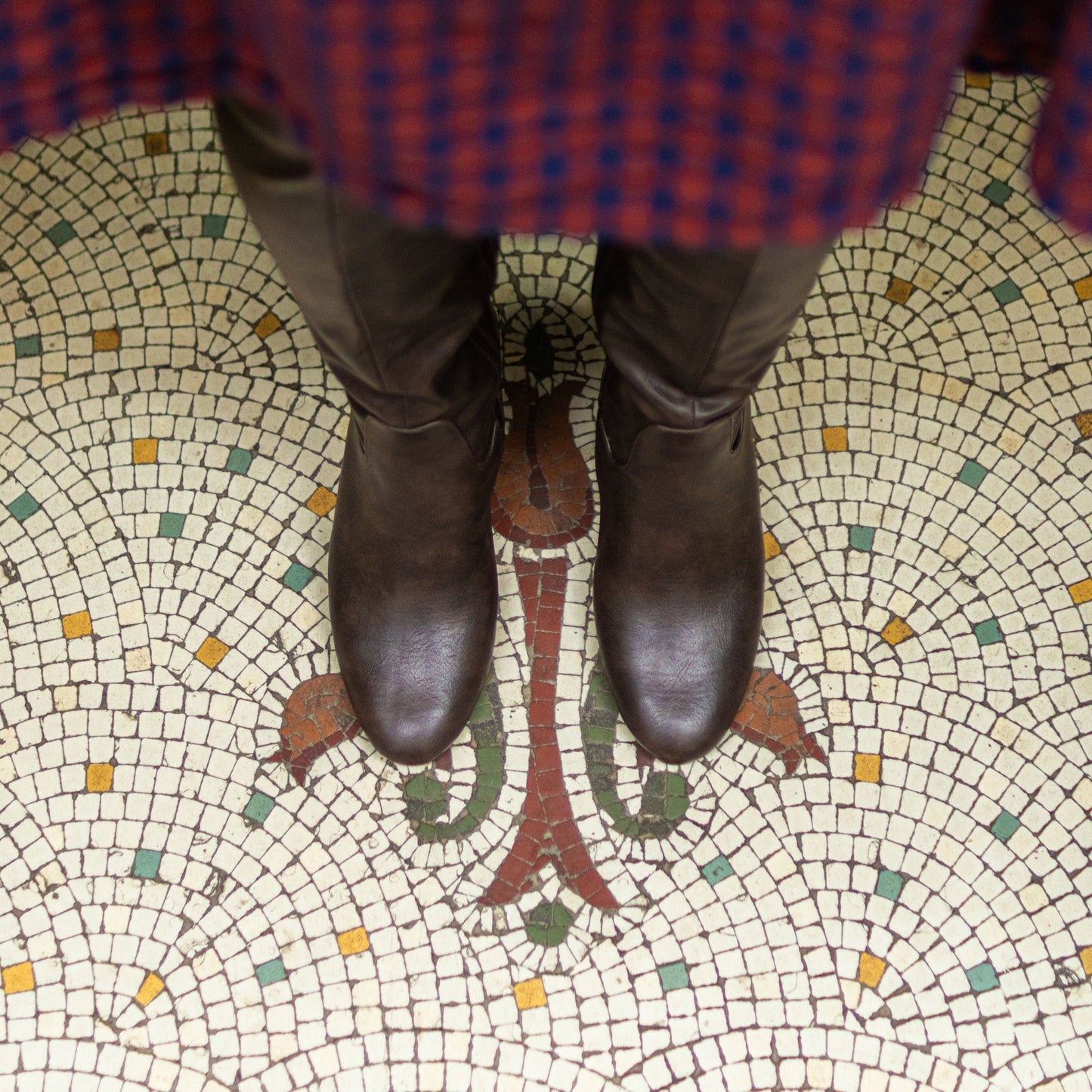Avocado Knee High Boots - Vegan America