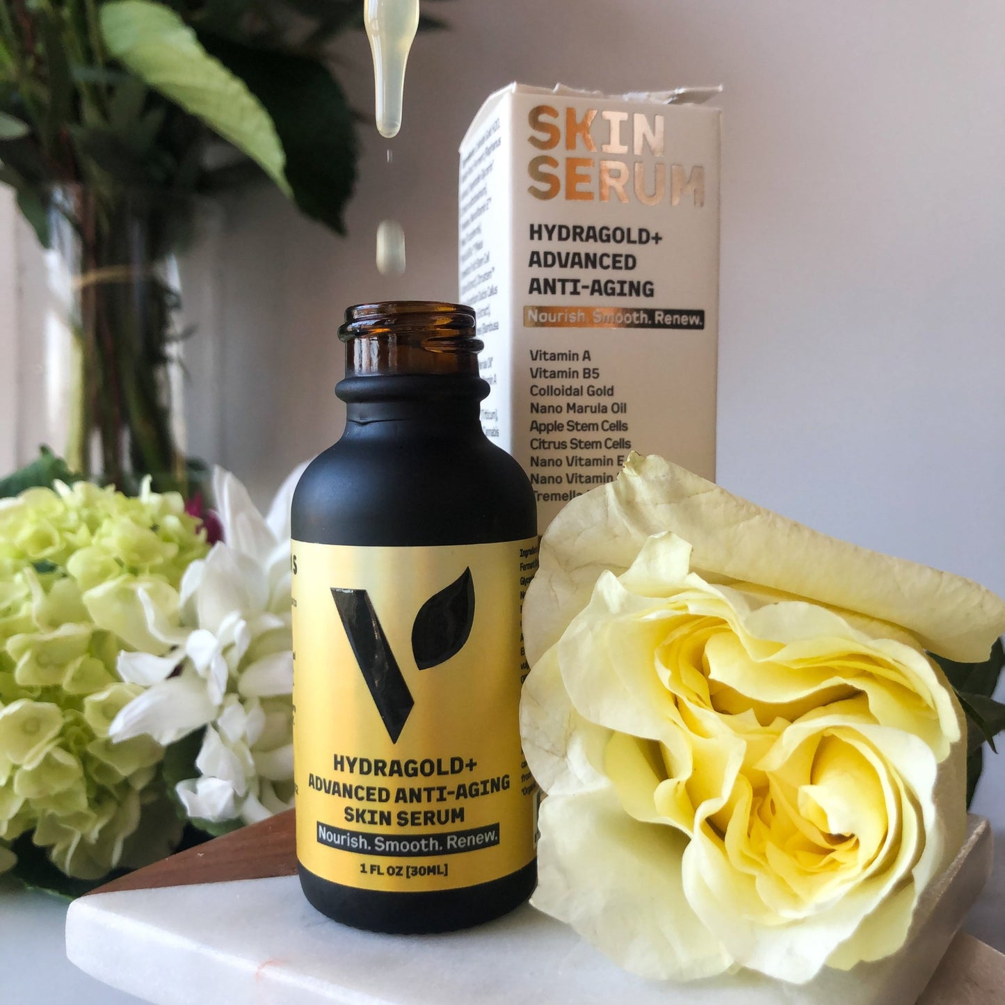 Skin Serum Hydragold+ Advanced Anti - aging - Vegan America
