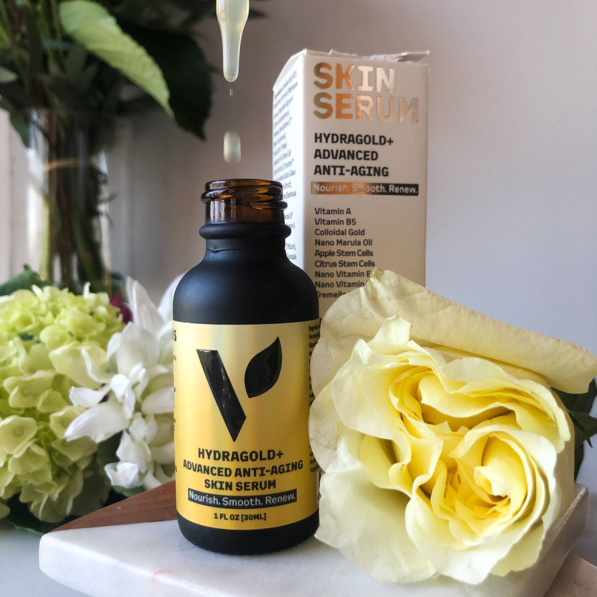 Skin Serum Hydragold+ Advanced Anti - aging - Vegan America
