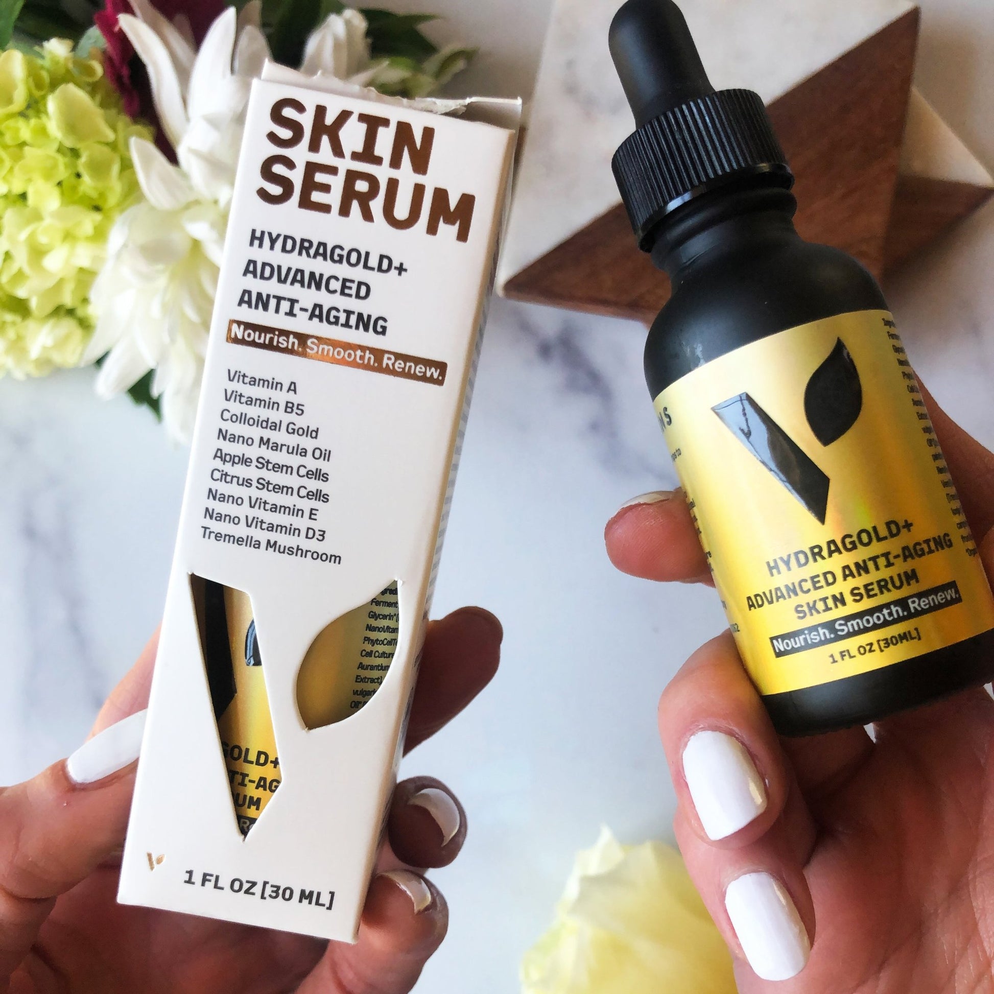 Skin Serum Hydragold+ Advanced Anti - aging - Vegan America