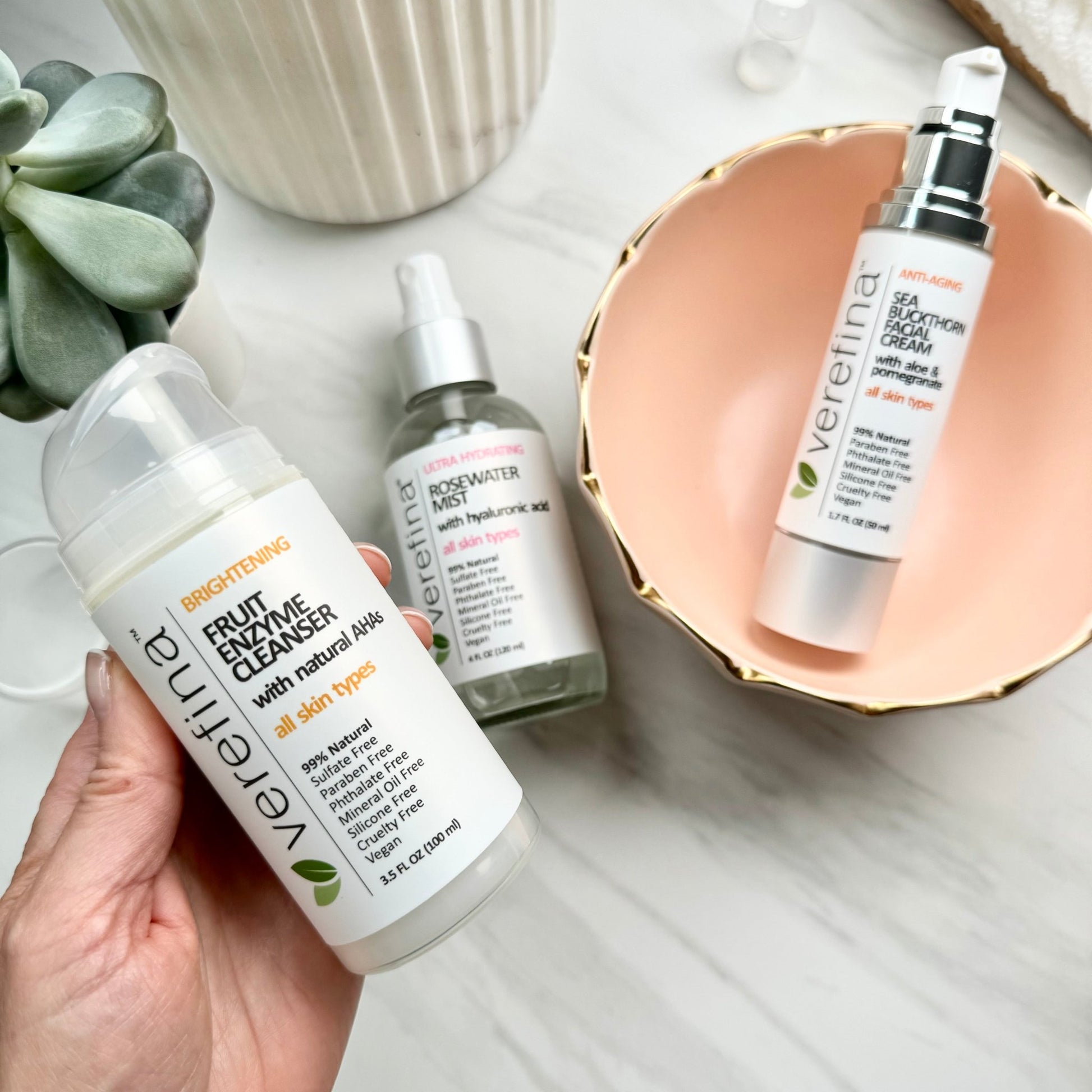 Brightening Facial Care Bundle - Vegan America