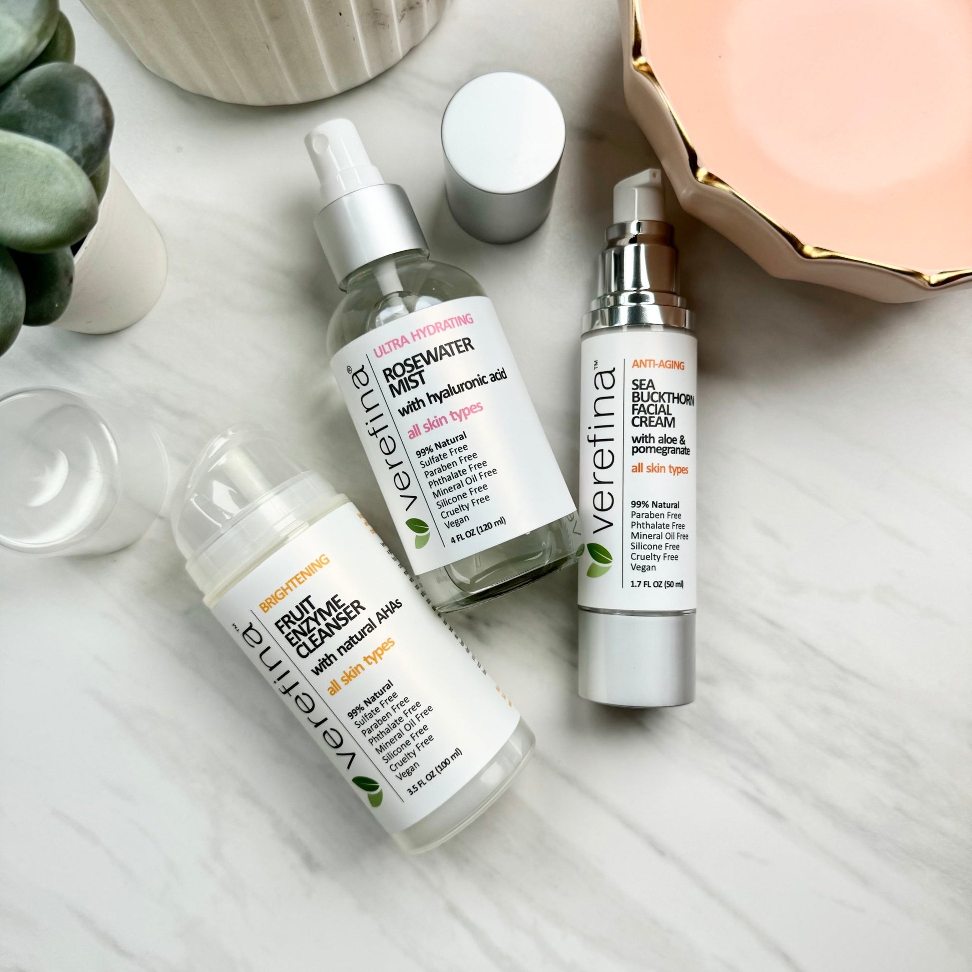 Brightening Facial Care Bundle - Vegan America