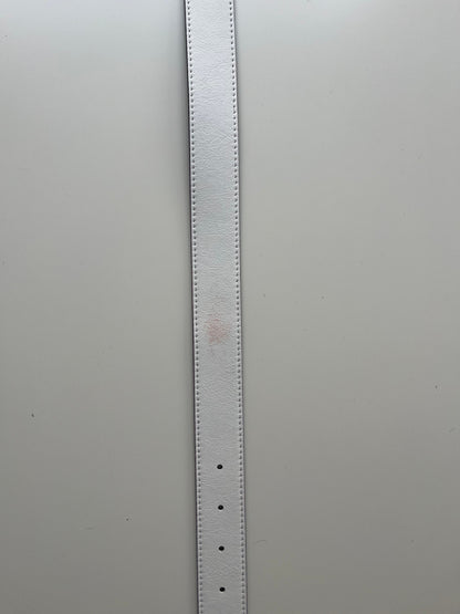 Second life | Reverse reversible belt – White/Chocolate