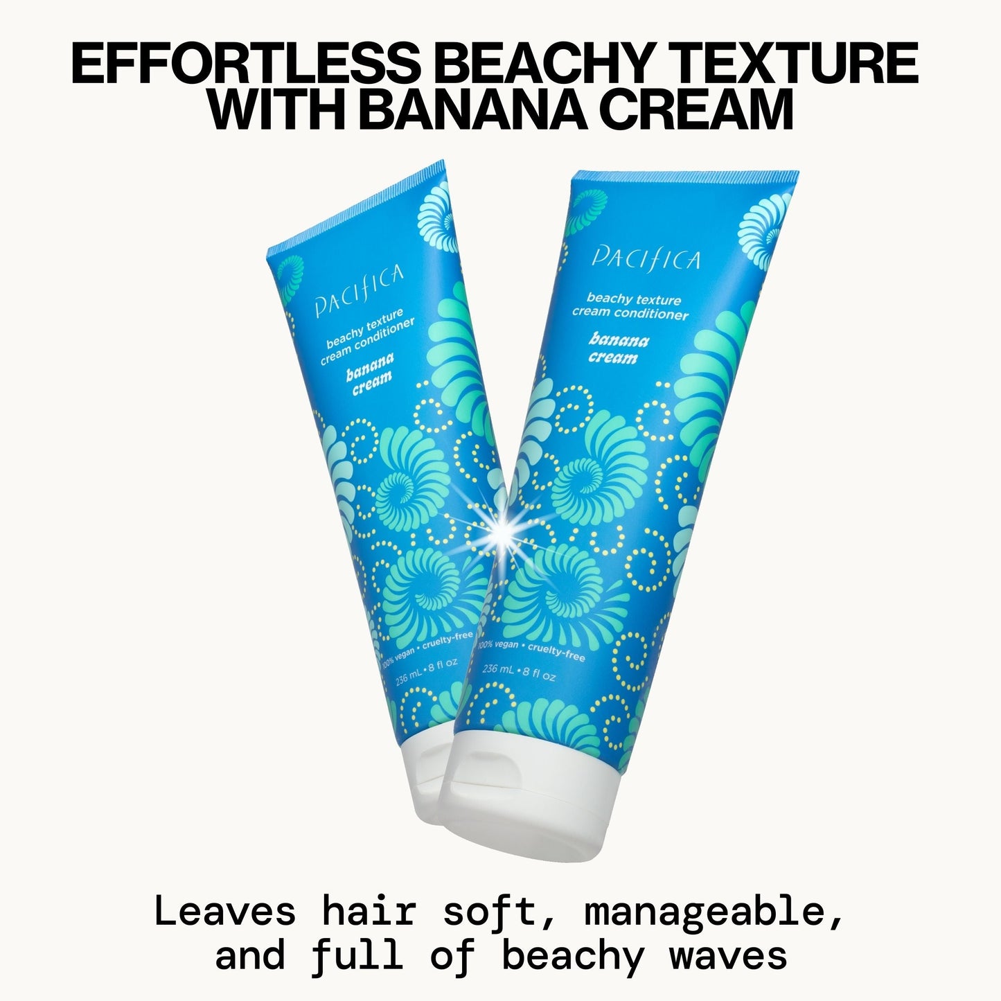 Banana Cream Beachy Texture Cream Conditioner