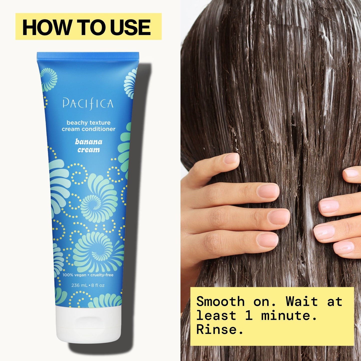 Banana Cream Beachy Texture Cream Conditioner